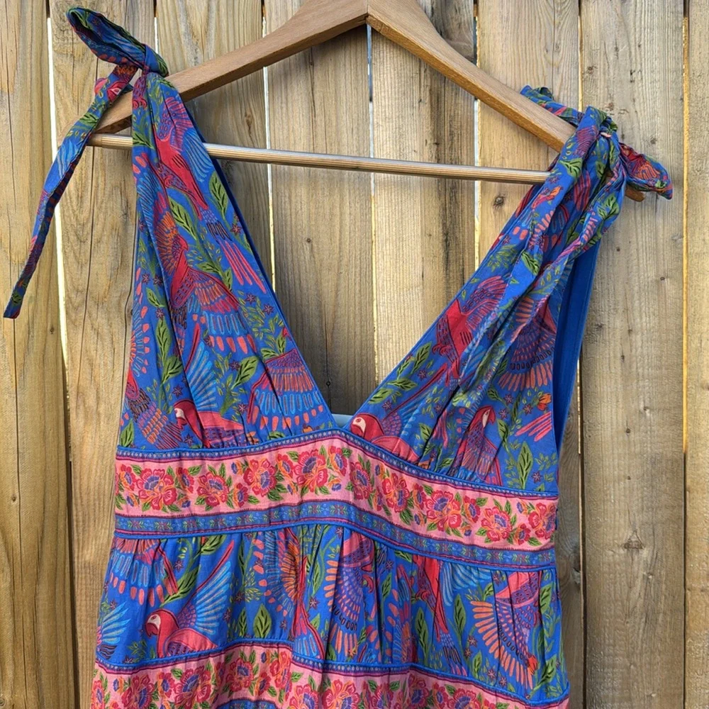 FARM Rio Colorful Patterned Midi Dress - Picture 2 of 10
